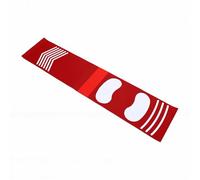 Ejoyous Tapis de Lanceur de Frappeur Tapis d'entraînement de Baseball en PU 30 X 135 Cm avec Guide d'empreinte Conception Antidérapante Absorbant Les Chocs pour la Pratique du Lancer et du (Rouge)