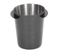 Ejoyous Tasse Doseuse à café 58mm, Doseur à en Acier Inoxydable Poli 120ml, avec Design Simple pour Machine à café, Cuisine, Bar, (BLACK)