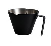 Ejoyous Tasse Doseuse à café en Acier Inoxydable 120 Ml avec Large Bec en Forme de V et Double Bec pour Verser et Nettoyer facilement.