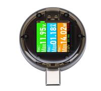 Ejoyous Testeur USB C, Compteur de Puissance en Alliage d'aluminium avec PD3.2 et QC3.0, Moniteur de Tension et de Courant pour Appareils Mobiles et Ordinateurs Portables