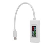 Ejoyous Testeur USB C Largement Compatible avec Une Charge Rapide et Un Affichage de Données Précis pour Les Joueurs Numériques, Un Voltmètre de Temps Long