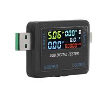 Ejoyous Testeur USB Multimètre Compteur de Puissance ABS 5 à 36 V Type C Moniteur de capacité de Courant de Tension USB 150 W Écran IPS pour les Tests de Charge Banques d'alimentation Téléphones