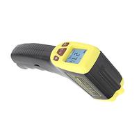 Ejoyous Thermomètre Infrarouge, Pistolet de Température, Affichage LCD -50℃ à 600℃, Rapport de Distance 12:1, Maintien des Données, Rétroéclairage, Indicateur de Cible pour Mesure de (YELLOW)
