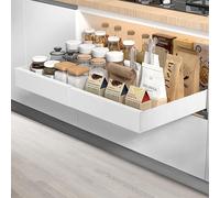 Ejoyous Tiroir Coulissant Extensible de Cuisine, Rangement, 42 x 31-50,5 x 7,5 cm