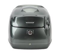 Ejoyous Top Case de L, Coffre Résistant à l'eau au Design Rétro, Scooter électrique Universel, Grande capacité pour Casques et Essentiels (Ti Couleur)