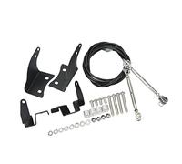 Ejoyous Traction par Câble Métallique de Capot Avant, Support de Capot Moteur en Alliage d'aluminium, Durable et Fiable pour l'aventure Tout-terrain FJ CRUISER XJ10 2007-2021