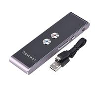 Ejoyous Traducteur de Langue Intelligent, Appareil de Traduction Vocale Bidirectionnelle Instantanée Portable, Bluetooth, 40 Langues