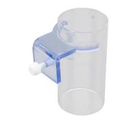 Ejoyous Tube d'alimentation en Acrylique pour Aquarium, Mangeoire Transparente pour Poissons avec Anneau surélevé pour Une Expérience d'alimentation Facile dans Les Aquariums