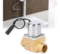 Ejoyous Vanne de Fabrication Professionnelle, Pratique à Utiliser, électrovanne 6V, pour l'entretien de la Maison, de la Cuisine et de la Salle de Bain (B Valve droite en cuivre pour urinoir