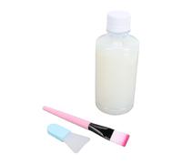 Ejoyous Vernis à l'argile séché à l'air, Vernis Brillant Organique 250 Ml, Scellant d'argile Transparent avec Applicateur de Pinceau, Protection contre 'usure des Fissures et des Rayures à Haute