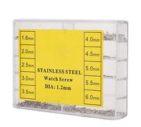 Ejoyous Vis Cruciforme pour Boîtier Arrière de Montre, Petites Vis en Acier Inoxydable pour Réparation de Montre 1,6 Mm à 6 Mm, Plusieurs Tailles pour Lunettes et Lunettes de Soleil