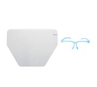 Ejoyous Visière de Protection Faciale, Visière Faciale Transparente, Masque Facial Dentaire Résistant à la Visière Dentaire Professionnelle Détachable pour les Activités Quotidiennes et le(Bleu)