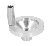 Ejoyous Volant de Tour, Mini Volant Ergonomique en Alliage D'aluminium avec Poignée Tournante et Trou chanfreiné Interne pour Tours 0618 CJ18 CJ0618A 7x12 7x14