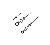 EJPPDHCO 1 Jeu d'aiguilles de Montre, Accessoires de Montre for Mouvement mécanique Manuel 6497/6498/ ST3600/3621, pièces de Montre de Remplacement Kits et Outils de réparation