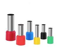 EJPPDHCO 1000 pièces/Paquet E0508 E7508 E1008 E1508 E2508, Embouts isolés, bornier, connecteur de Fil d'extrémité de Cordon, terminateur à sertir électrique(1000pcs Orange,E4009)