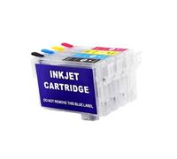 EJPPDHCO Cartouche d'encre Rechargeable Vide 604 604XL for XP-2200 XP-2205 XP-3200 XP-3205 XP-4200 4205 WF-2910DWF WF-2950 sans Puce(B-Box Without Chip)