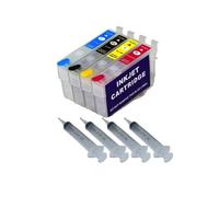 EJPPDHCO Cartouche d'encre Rechargeable Vide 604 604XL for XP-2200 XP-2205 XP-3200 XP-3205 XP-4200 4205 WF-2910DWF WF-2950 sans Puce(A-Box Without Chip)