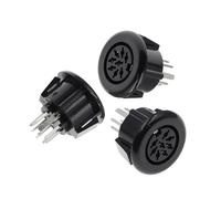 EJPPDHCO Connecteur Grand Terminal SD carré DS-8-07a, Grande Prise à 8 cœurs, 9 Pieds, Aiguille à 8 Broches, Base DIN, 10 pièces