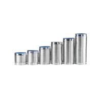 EJPPDHCO Hotte de Cuisine à Mailles Ultra Fines à Quatre Couches, Tuyau en Aluminium épais, Conduit d'évacuation des fumées, tuyaux de Ventilation télescopiques(Length 6m,Dia.180mm)