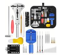 EJPPDHCO Kit d'outils de réparation de montres for horloger, 147 pièces/ensemble, extracteur de boîtier, ensemble de barres d'ouverture, outil d'horloge de marque pratique Kits et outils de réparation