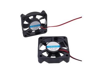 EJPPDHCO Lot de 5 Ventilateurs CC sans balais for boîtier d'ordinateur, 5 V, 12 V, 24 V, roulements à Billes, 2 Lignes, 25/30/35/40/50/60/70/80 x 10 mm, 80/90 x 25 mm(DC3010 x 5pcs,5V)