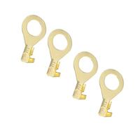 EJPPDHCO Lot de 50/100 cosses de câble à sertir, connecteurs de Fils, borniers à œillets, cosses de câble électrique 3,2/4,2/5,2/6,2/8,2/10,2 mm(10.2mm,50pcs)