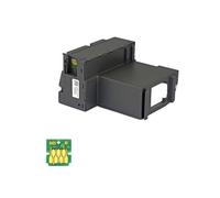 EJPPDHCO Réservoir d'entretien d'encre et Puce T04D100 T04D1 for L6170 L6190 L6191 L6171 L6160 L6161 L6168 L6178 L6198 L14150 Boîte d'encre usagée(1 Tank 1 Chip)