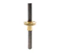 EJPPDHCO Vis mère T8 250 mm, Guide linéaire for imprimantes 3D, Pas hélicoïdal 2 mm, 4 mm, 8 mm, 10 mm, 12 mm, vis trapézoïdales avec écrou(Helical Pitch 1mm)