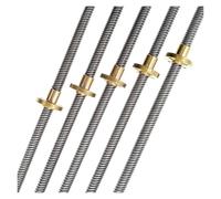 EJPPDHCO Vis mère T8 300 mm, Guide linéaire for imprimantes 3D, Pas hélicoïdal 2 mm, 4 mm, 8 mm, 10 mm, 12 mm, vis trapézoïdales avec écrou(Helical Pitch 1mm)