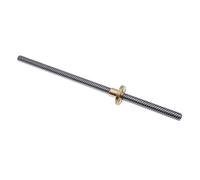 EJPPDHCO Vis trapézoïdale T8 200 mm for imprimantes 3D, Guide linéaire, Pas hélicoïdal 2 mm, 4 mm, 8 mm, 10 mm, 12 mm, avec écrou(Helical Pitch 1mm)