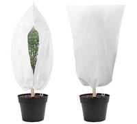 EJRUP 2pcs Voile Hivernage Plante Exterieur, Housse Hivernage Plante Exterieur, Voile d Hivernage, Protection pour Divers Types d'Arbres, 80x100 CM