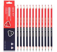 EJRUP Lot de 12 craies de couturière double tête,faciles à nettoyer crayon papier, crayons à tissu,marqueurs pour couture, couture, notes, travaux manuels