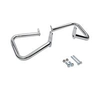 EJUOYO Autoroute Crash Bar Cadre de Barre de Protection Contre Les Chocs Convient pour Yamaha v-Star Dragstar 400 650 XVS650 Classic XVS400(Chrome)