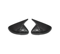 EJUOYO Boîtier Rétroviseur Autocollant De Protection De Rétroviseur Latéral en Fibre De Carbone ABS Noir Brillant pour Kia pour Stinger 2018-2022(Carbon Fiber Pattern)