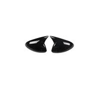 EJUOYO Boîtier Rétroviseur Lot De 2 Coques Rétroviseurs pour Vauxhall pour Opel pour Astra K 2015-2021(Glossy Black-Add on)