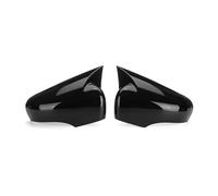 EJUOYO Boîtier Rétroviseur pour Clio 4 pour MK4 pour Captur pour Z&oe Couvercle Rétroviseur Voiture Autocollant Capuchon D'aile Garniture Boîtier Porte Extérieure Fiber Carbone(Gloss Black)