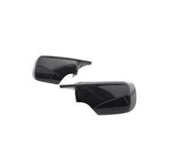 EJUOYO Boîtier Rétroviseur pour E46 316i 318i 318d 320d 320i 323i 325i 328i 330d 330i Boîtier De Rétroviseur ABS Porte Aile Miroir Couvercle Coque Boîtier(Carbon Fiber Look)