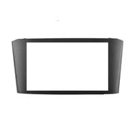 EJUOYO Cadre Façade Autoradio 2 Din 7 Pouces, Cadre Noir, Compatible avec Toyota Avensis 2002-2008, CD, DVD, Tableau de Bord, Panneau Audio intérieur Cache-Radio(B-Only-Frame)