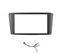EJUOYO Cadre Façade Autoradio 2 Din 7 Pouces, Cadre Noir, Compatible avec Toyota Avensis 2002-2008, CD, DVD, Tableau de Bord, Panneau Audio intérieur Cache-Radio(B-Frame-Cable-canbus)