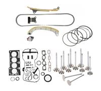 EJUOYO Clapet echappement Kit de chaîne Distribution Moteur, kit soupapes d'admission et d'échappement, kit de Joints de révision, adapté pour Toyota, adapté pour Subaru Trezia Adaptateur de Valve