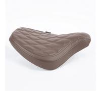 EJUOYO Coussinet de Dossier Housse de siège Avant Solo épaisse pour Moto Vintage, Compatible avec Triumph Bonneville Bobber 2017-2023 Coussin de Dossier arrière(Brown-B)
