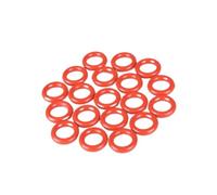 EJUOYO Joint SPI 20 pièces 45x4 45 * 4 46x4 46 * 4 48x4 48 * 4 50x4 50 * 4 4MM d'épaisseur Joint torique en Silicone Rouge de qualité Alimentaire Pochette de Joints SPI d'étanchéité à lèvre(48mm OD)