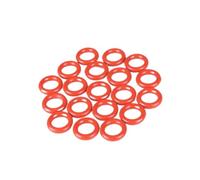 EJUOYO Joint SPI 20 pièces 45x4 45 * 4 46x4 46 * 4 48x4 48 * 4 50x4 50 * 4 4MM d'épaisseur Joint torique en Silicone Rouge de qualité Alimentaire Pochette de Joints SPI d'étanchéité à lèvre(45mm OD)