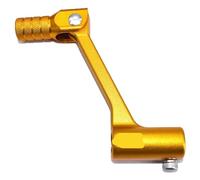 EJUOYO Levier de Manette de Vitesse Pliant Levier de changement de vitesse en aluminium, adapté aux VTT, motos tout-terrain, pit bikes, motocross Leviers de vitesse pour moto(D-Gold)