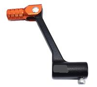 EJUOYO Levier de Manette de Vitesse Pliant Levier de changement de vitesse en aluminium, adapté aux VTT, motos tout-terrain, pit bikes, motocross Leviers de vitesse pour moto(DB Orange)