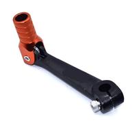 EJUOYO Levier de Manette de Vitesse Pliant Levier de changement de vitesse en aluminium, adapté aux VTT, motos tout-terrain, pit bikes, motocross Leviers de vitesse pour moto(DM-PPR Orange)
