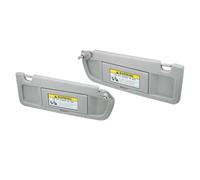 EJUOYO Panneau D'Ombrage 2 Pare-Soleil de Voiture côté conducteur Gauche + côté Passager Droit pour Honda Civic EX LX Sedan SI Coupé 2006-2011 Aménagements intérieurs(Gray)