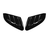 EJUOYO Persiennes fenêtre Paire de Coques de rétroviseurs latéraux pour Honda Civic 10e (2016, 2017, 2018, 2019, 2020) Volet Fenêtre Arrière Voiture(Glossy Black)
