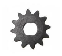 EJUOYO Pignon Moteur Pignons Pignon Ovale 9T, 10T, 11T, 12T, 13T, 14T, 15T, Dents 25H, 10 mm, adapté au Moteur de Scooter Razor Evo IZIP 500 W -1000 W Pignon de Chaîne Arrière(12T)