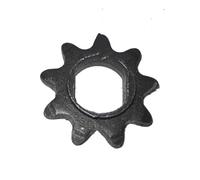 EJUOYO Pignon Moteur Pignons Pignon Ovale 9T, 10T, 11T, 12T, 13T, 14T, 15T, Dents 25H, 10 mm, adapté au Moteur de Scooter Razor Evo IZIP 500 W -1000 W Pignon de Chaîne Arrière(9T)